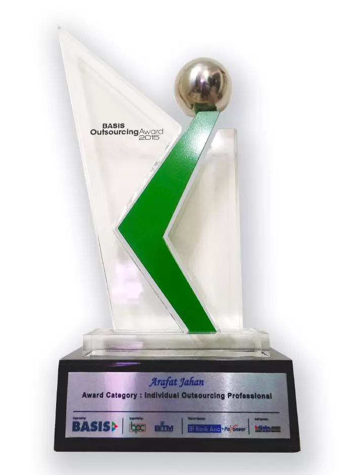 Arafat Jahan - BASIS Outsourcing Award 2015